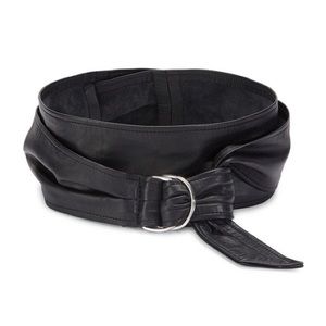 NWT IRO leather wrap waist belt, size 75